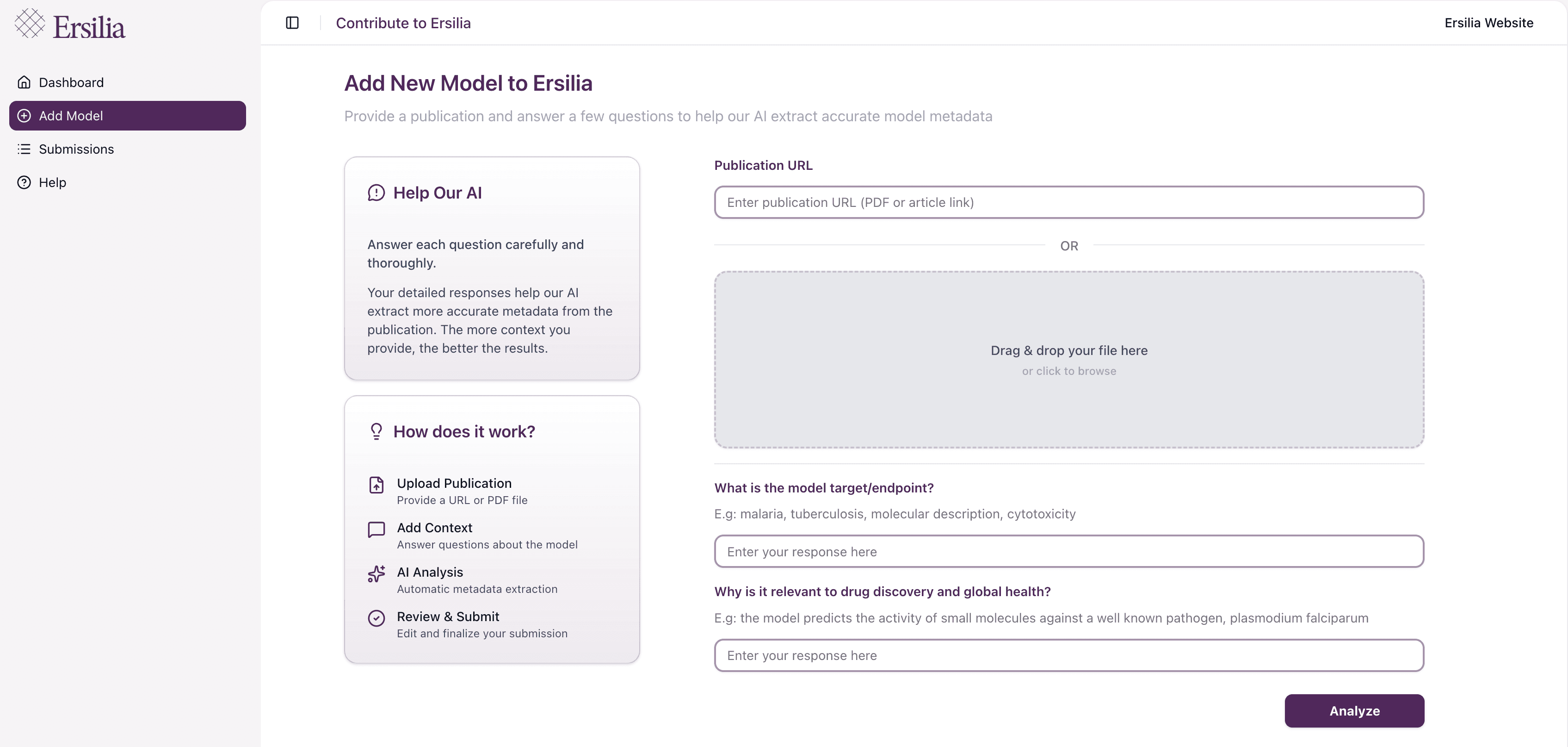 Ersilia Model Assistant